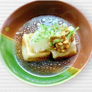 納豆みぞれ揚げ出し餅